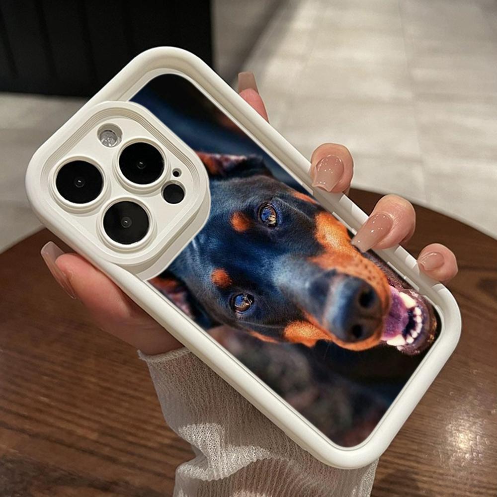 LZ14 Dog Doberman Animal Art силиконовый чехол для телефона Xiaomi 11 Lite 5G 14T Redmi 14C 13C A3 Note 12 11 9 10 13 Pro Plus противоударный задний чехол