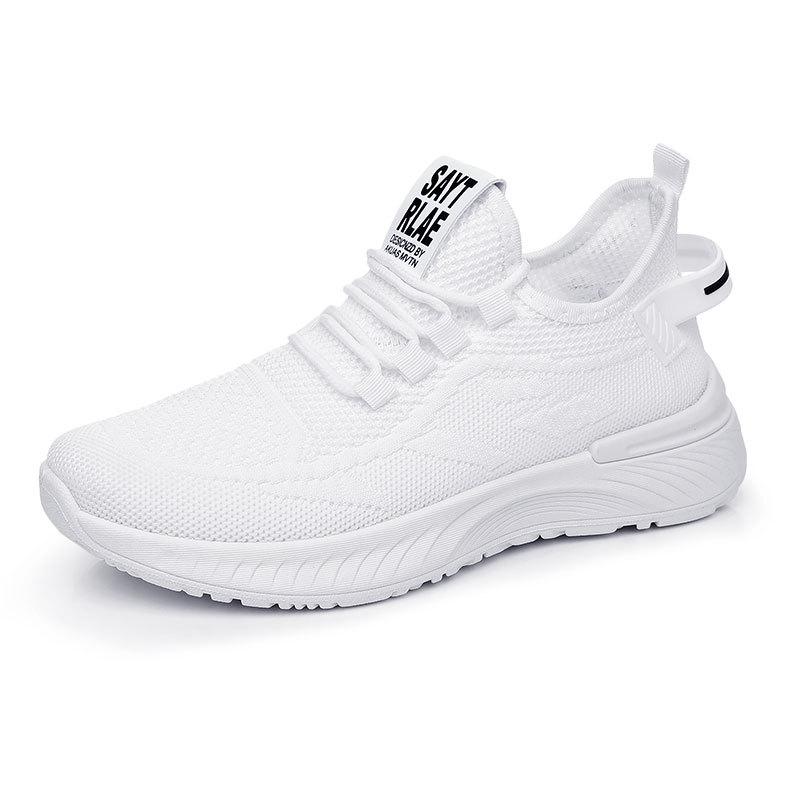 Женская летняя спортивная обувь Flying Weaving, универсальная, нескользящая, дышащая, легкая, мягкая подошва, повседневная обувь
