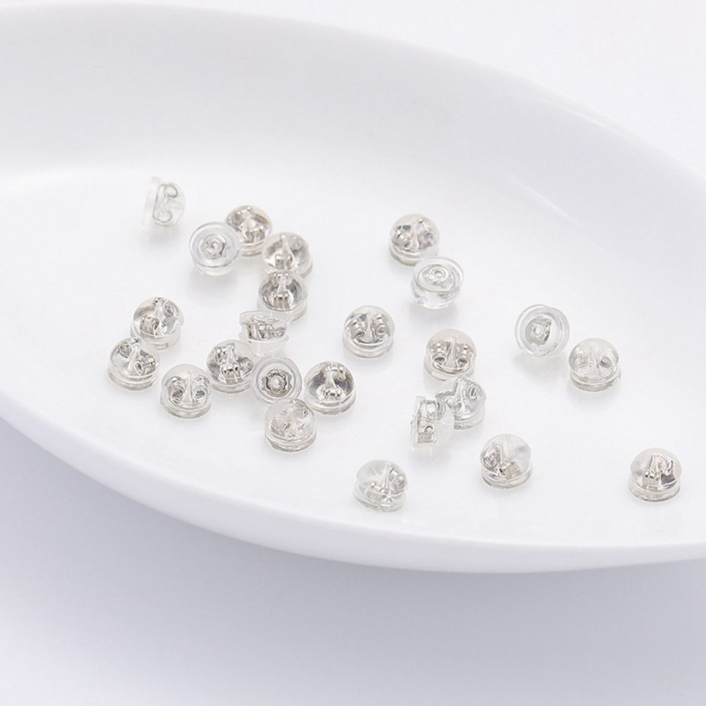 Soft Glue Jewelry Findings Earring Back Stoppers Ear Stud Backs Earring Pads DIY Stopper Plugs