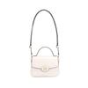 TORY BURCH Robinson Calfskin Leather Shoulder Bag , Crossbody Bag , Handbag Small Women's Light Cream White (Unisex) Handbags