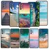 Морская синь Небо пляж Чехол для телефона Для Samsung Galaxy A13 A51 A71 A41 A31 A21S A11 A01 A03S A12 A32 A52 A22 A23 A33 A53 A73 5G Обложка