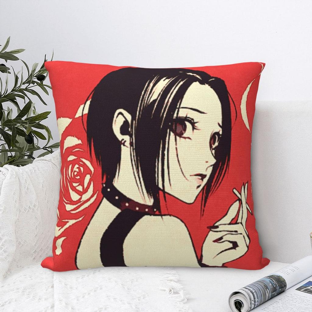 Nana Osaki Pillowcase Printed Polyester Cushion Cover Decor Anime Throw Pillow Case Cover Sofa Zipper Xcm