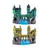 Aquarium Resin Castle Decoration Resin Fish Tank Hide Castle Ornament for