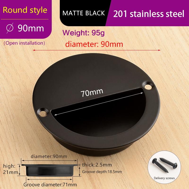 Невидимые Врезные Мебельные Ручки скрытые ручки для шкафа с раздвижными дверями ручки для ящиков скрытая ручка нержавеющая сталь