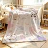 Cute Zoo Flannel Blanket Warm Soft Halloween Christmas Couch Warm Cozy Decorative Decor Gift for All Season