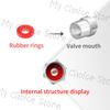 4Pcs/Set Metal Alloy Devil Smiling Face Emblem Car Wheel Tire Valve Air Cap Stem Dustproof Cover Fit For Car Styling Accessories