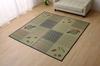 IKEHIKO Igusa Rug/Carpet, DX Goldfish Design, 3-Tatami Size, Rectangular, Approx. 176 x 230cm, Backed with Cypress, #8165310