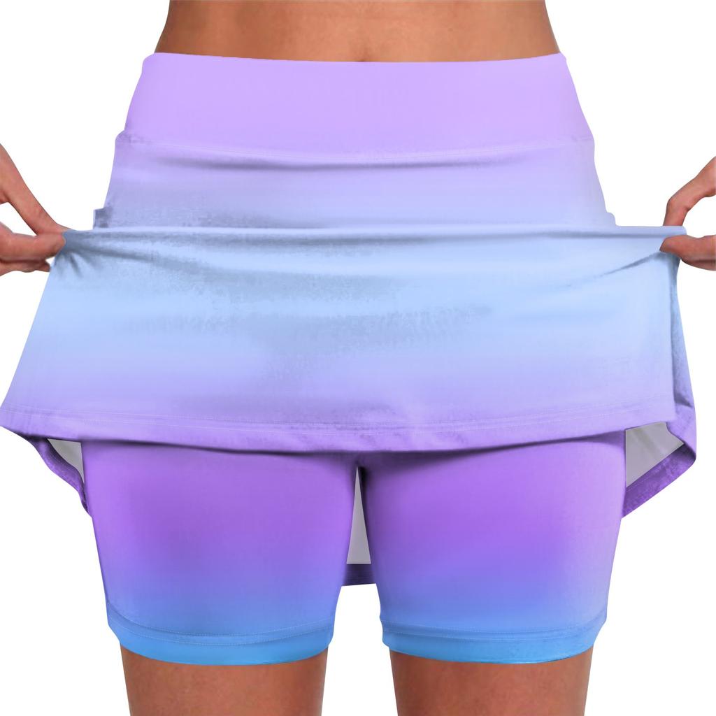 Эластичные брюки-кюлоты для йоги для женщин, спортивные шорты с принтом, легкие узкие однотонные бегуны с высокой талией