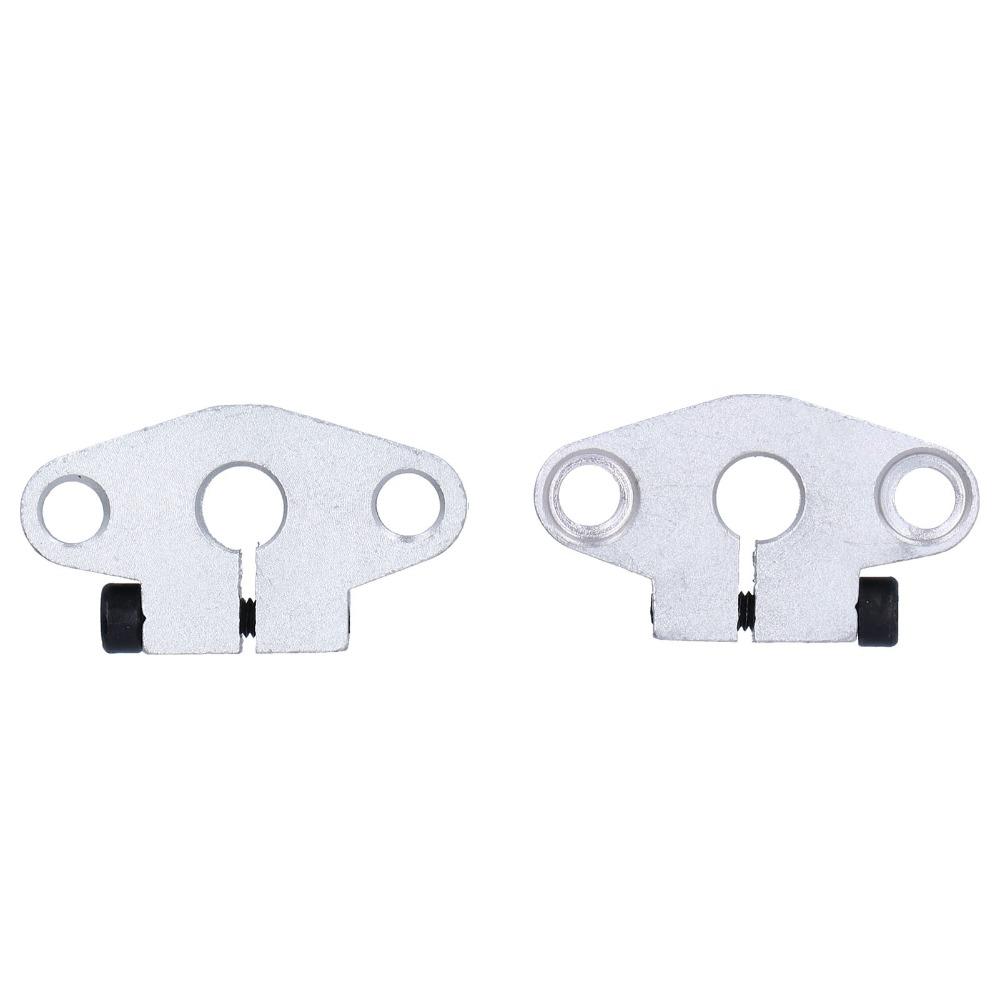 2pcs Rod Clamping Support Linear Shaft Support Horizontal Mount Flange Mount Bracket For 3D Printer
