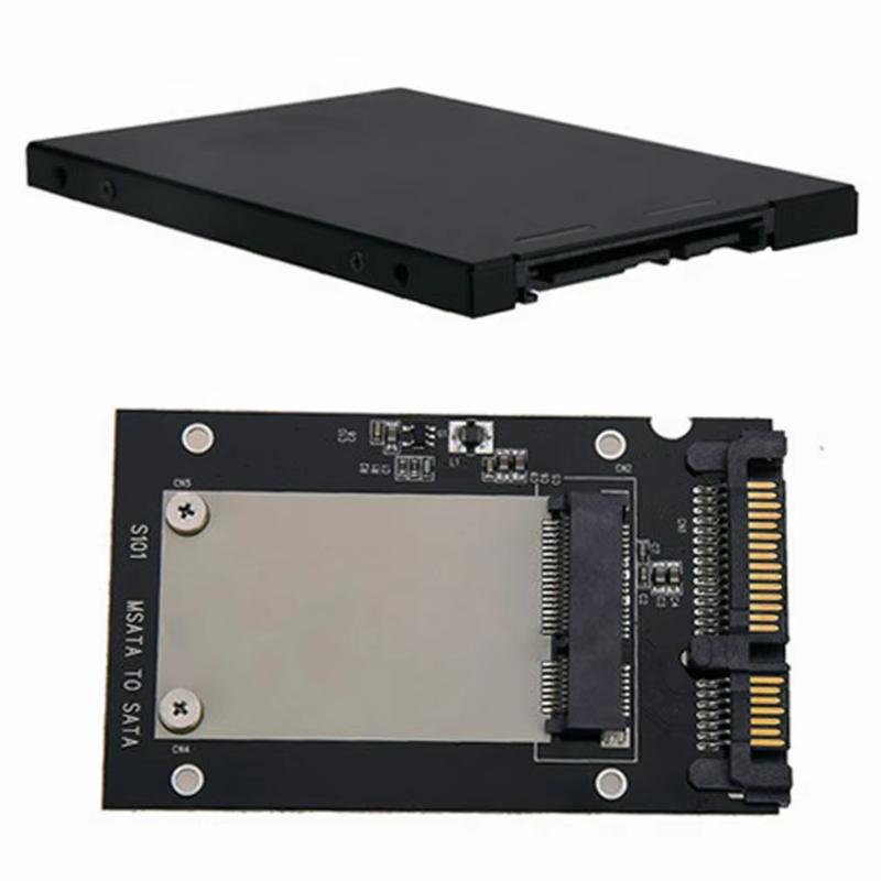 Универсальный 1 Комплект Мини-адаптер-карта Конвертер MSATA SSD в 2,5-дюймовый SATA 22Pin для Расширения Хранилища Ноутбука