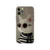 Крутой чехол для телефона с очками Cat для iPhone 5 5S 2020se 6 6s 7 8 plus x 10 XR XS 11 12 13 mini pro MAX, черная задняя крышка из ТПУ