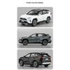 Масштабная модель автомобиля Toyota RAV4 из сплава 1:32, изысканное настольное украшение, лучшая коллекция для энтузиастов моделей автомобилей, подарки на Хэллоуин