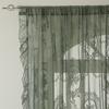 French Floral Lace Sheer Curtain Semi-Sheer Window Drapes Living Room Bedroom Balcony 1pc