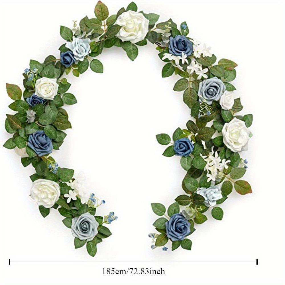 1,85 м Искусственная свадебная арка Цветы Гирлянда из роз Цветочные композиции Настольные центральные украшения Цветочная гирлянда Зеленая гирлянда Фон Настенный декор