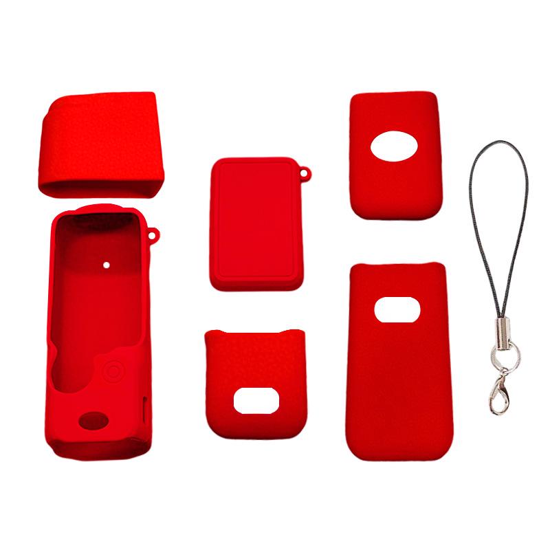 Силиконовый чехол и крышка для объектива DJI OSMO Pocket 3: Пылезащитный и Ударопрочный Защитный Аксессуар