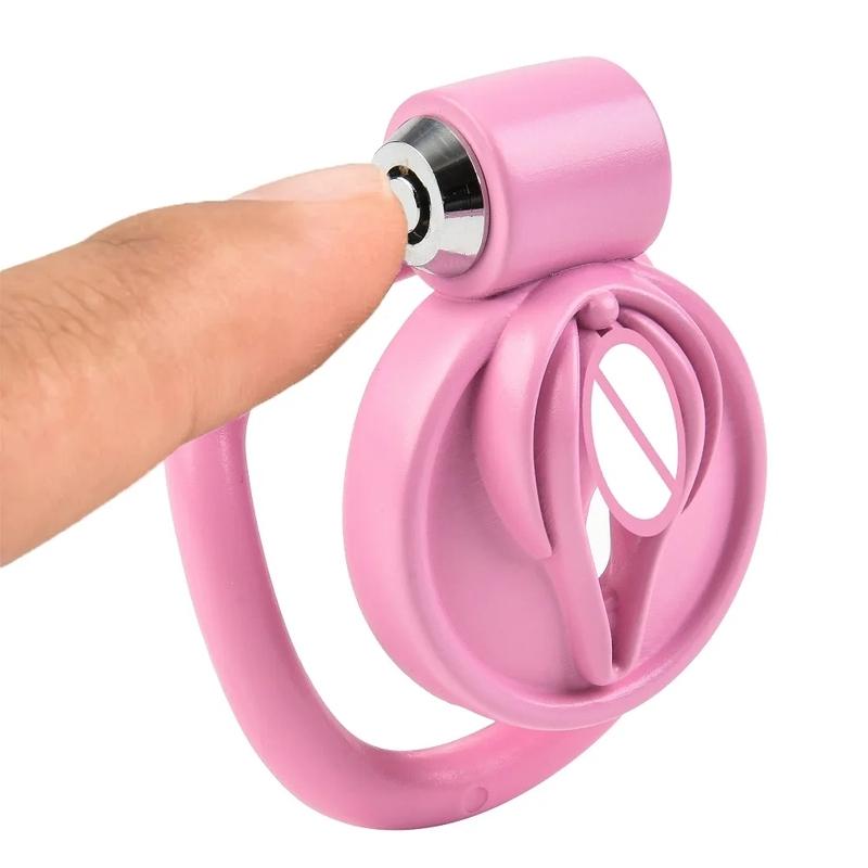 Розовый мужской пенис, клетка верности, набор, клетка верности для птиц, пояс с кольцами 5 размеров, кольцо для воздержания, замок, бондаж, секс-игрушка для раба