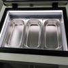 220V Desktop 3-tray Ice Cream Display Cabinet Small Capacity Freezing Small Glass