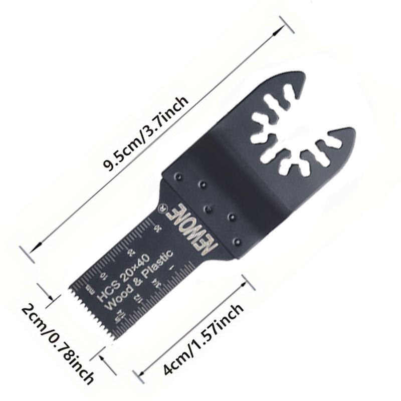 NEWONE 7pcs Oscillating Tool Blade, Multi-tool saw blades Multi Tool Mortar Cutting Saw Blades for tile concrete cutting