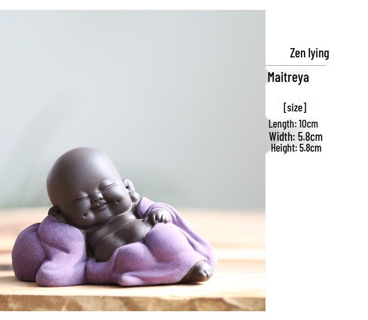 Пузатый Будда Майтрейя Исинская Цзыша Чайный питомец и Украшение для цветочного горшка
