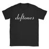 Уличная футболка Летняя Deftones Рок-группа Хиппи Футболки Хлопковая футболка для мужчин Потрясающий узор Футболки с коротким рукавом