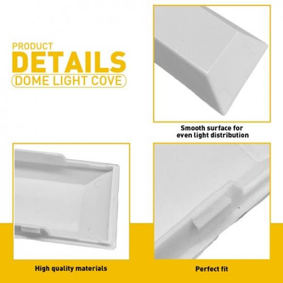For 1975-1979 Ford F150 F250 Truck Dome Light Plastic Replacement Len Cover EOA