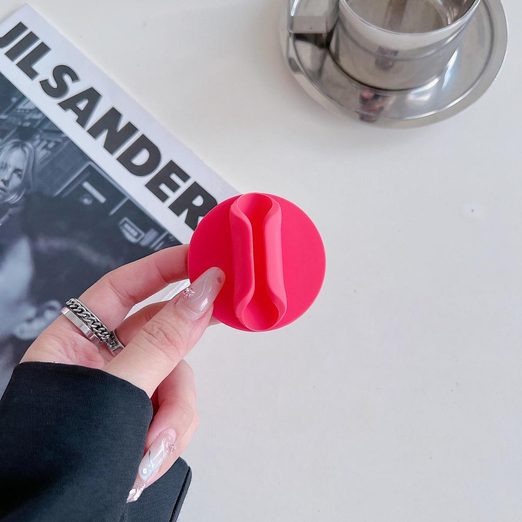 Силиконовый чехол для телефона с 3M-адгезивом, держатель для губной помады и подставка