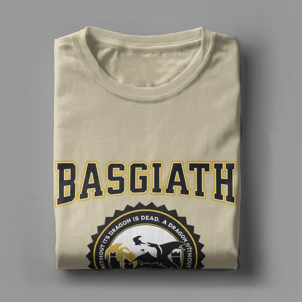 Стритвир Колледж Войны Басгиат Четвертое Крыло Мерч Футболка Мужская С круглым вырезом С коротким рукавом Топы Рубашки Хлопок Летний Топ Футболка