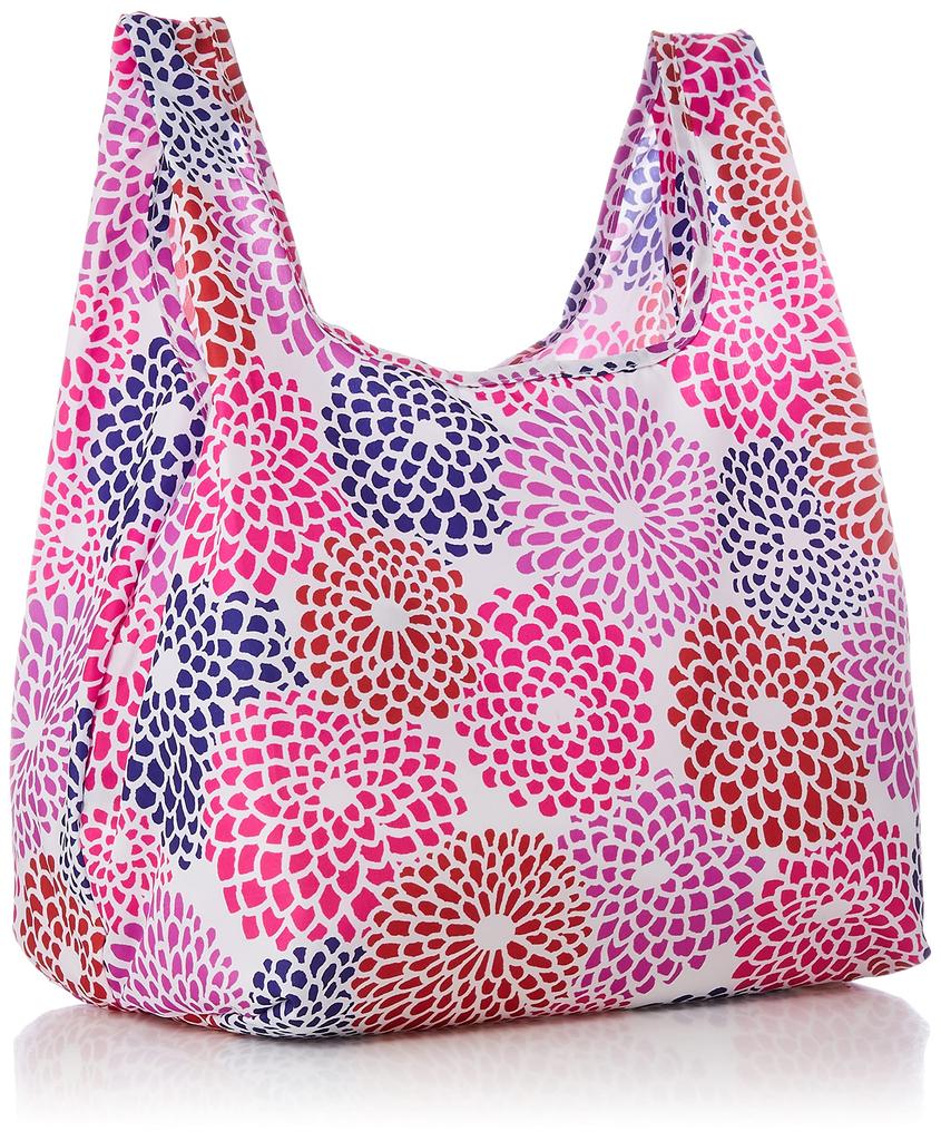 Marushin Mini Eco Chrysanthemum 33cm H x 25cm W x 20cm D 8cm x Made with Recycled Product 6165015900 Bag, SOU SOU Design, Approx. (Folded 10cm),