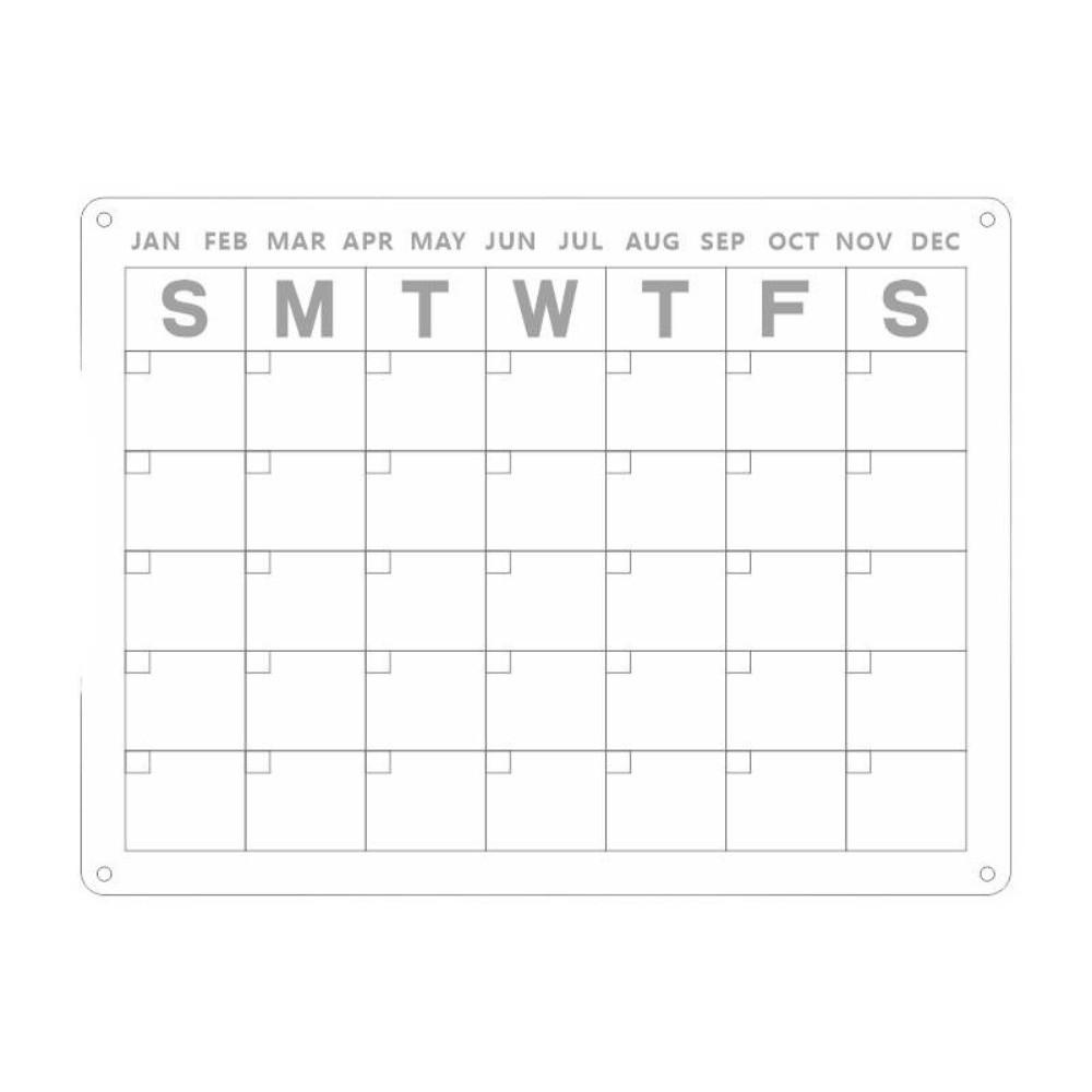 Message Note Monthly Weekly Planner Schedule Acrylic Calendar Board  Restaurant