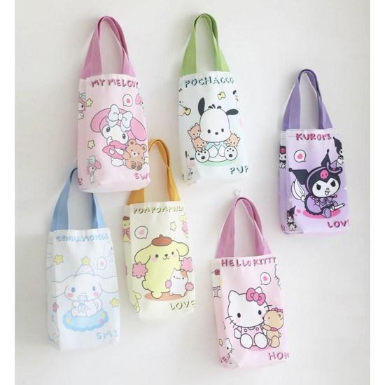 Sunny Young Market Sanrio Water Bottle Pouch Character Bottle Bag Tumbler Bag Water Bottle Pocket Cell Phone Bag Multipurpose, Hello Kitty, 1 Piece