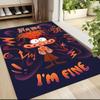 Custom Name Animal Adventure Ride Carpet Rug Customizable Soft Washable Anti-Slip Home Living Room Sofa Mats Personalized Rug. 0909138