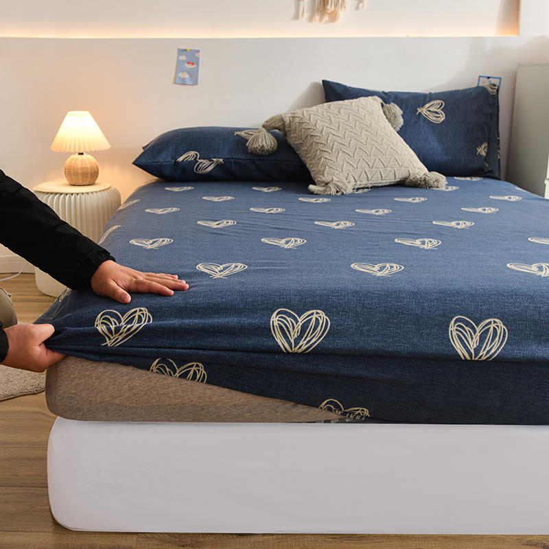 Матовая простыня на резинке, утолщенная ткань, простыни из микрофибры, односпальное постельное белье для двуспальной кровати размера Queen/King Size, чехол для матраса180