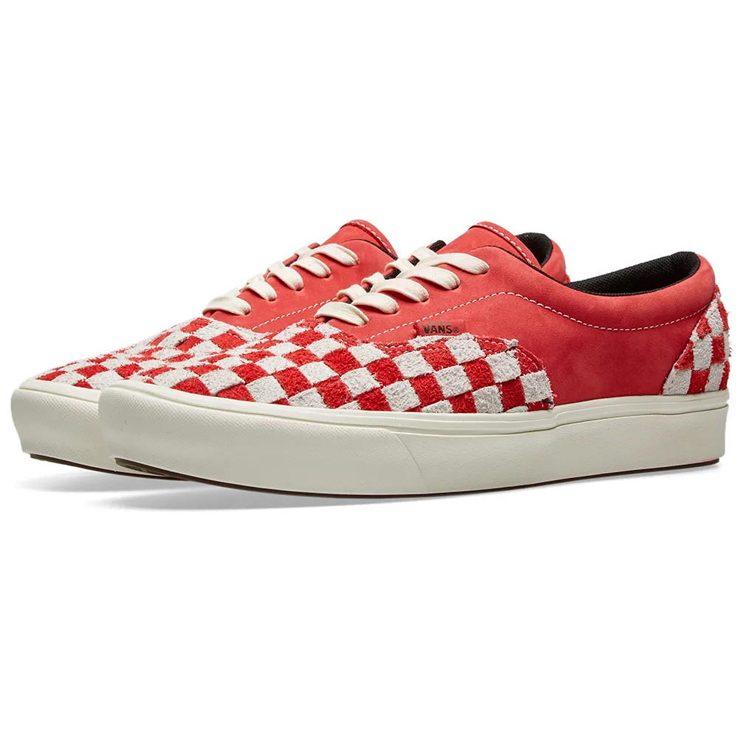 Vans Vault Era ComfyCush Lx Клетка 'Красный Белый' VN0A45JYVNQ1