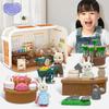 Mini Supermarket Shopping Games Dollhouse Furniture Accessories Intellectual Education Toys for Kid Family Interaction Toys