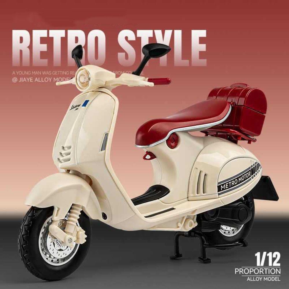 Diecasts Vehicle Retro Motorcycles Cars Toys Zinc Zinc Alloy Vehicles Light Music Toy Home Decoration