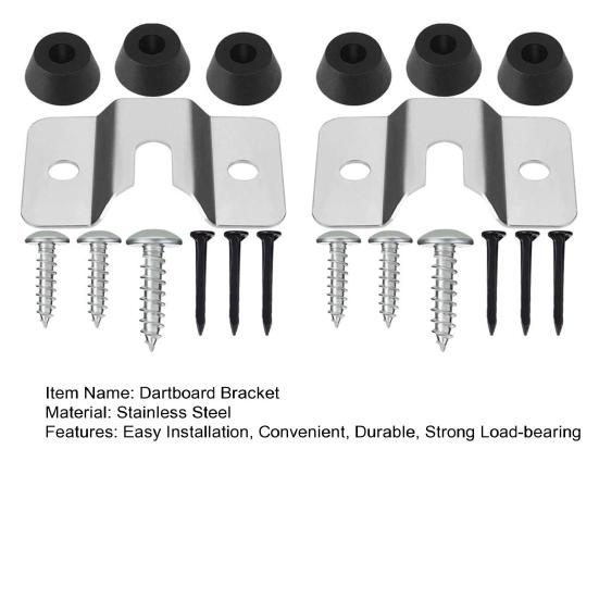 1 Set Dartboard Mounting Bracket Easy Installation Dartboard Wall Hanging Hook Durable Dartboard Holder for Home
