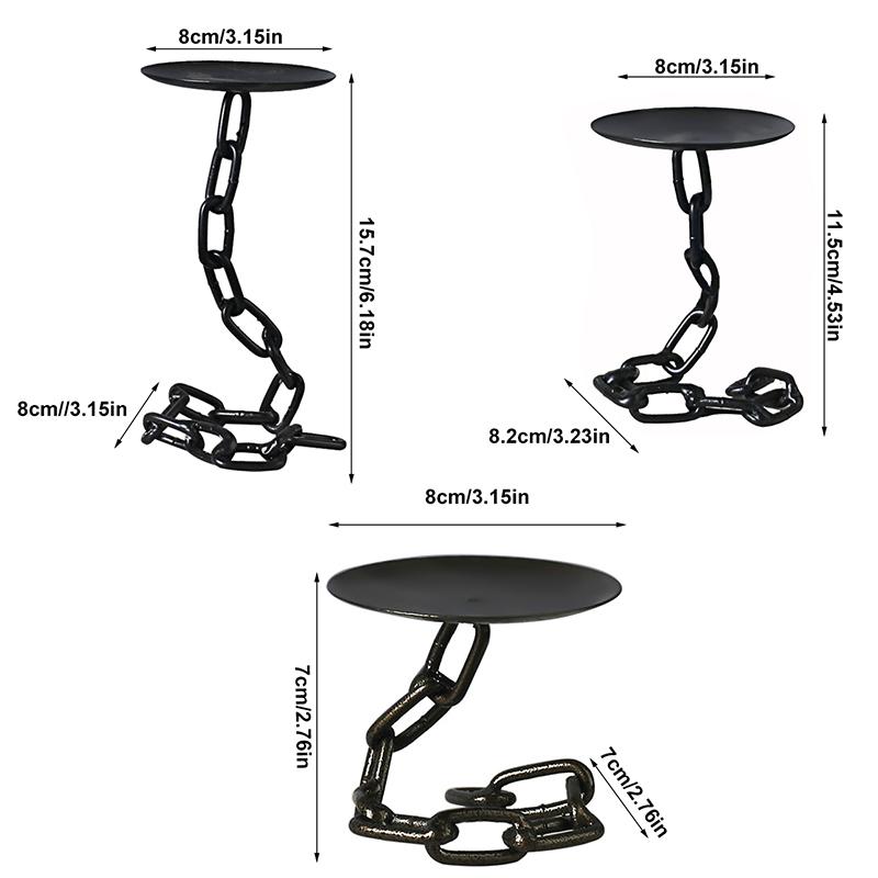 1 шт. Подсвечник-цепочка в виде бабочки из железа, подсвечник-цепочка, украшения для стола, предметы интерьера