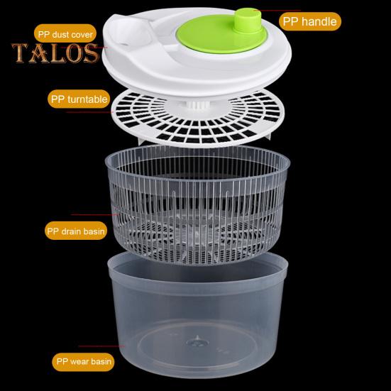 3л большая овощечистка для салата, чаша для мытья фруктов и овощей, сушилка для салата, корзина для слива фруктов