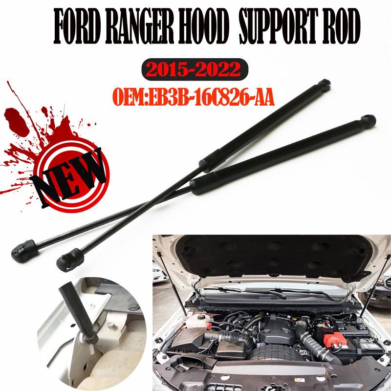 Tailgate Assist Damper for 22-25 Ford Ranger T9 Upgrade Tailgate Slow Down Shock Strut Black