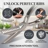 1 шт. Инструмент для подготовки ребер Rib Prep Pro Съемник мембраны с ребер Направляющая для обрезки и снятия кожи с ребер Съемник мембраны с ребер Инструменты и аксессуары для гриля