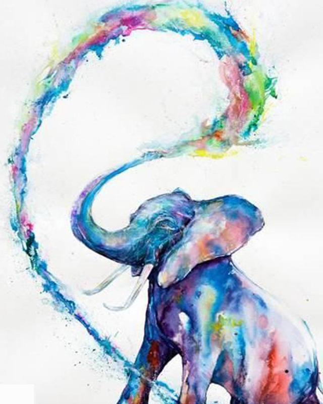 5D Алмазная вышивка Слон Полный квадратный круглый вышивка крестиком Алмазная картина Животное Мозаика Рукоделие Украшение дома