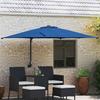 Garden Sun Umbrella Azure Blue 248.5 x 247.5 x 160 cm
