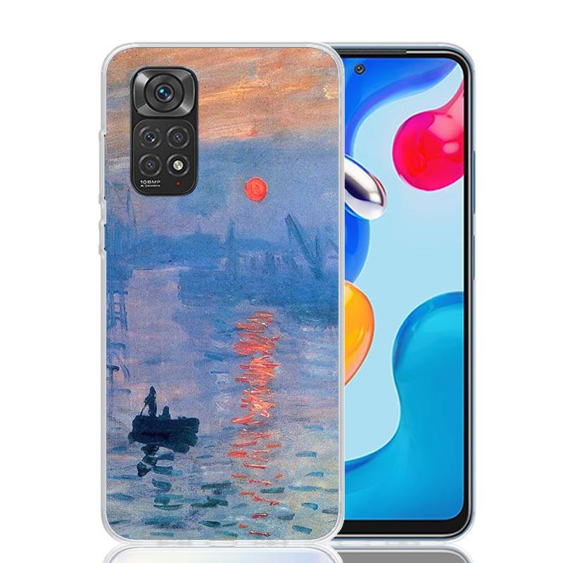 Кейс для телефона с картиной Ван Гога в стиле масляной живописи для Xiaomi Redmi Note 14 13 12S 12 11S 11 11T 11E 10S 10 Pro Plus 5G Модный Fundas Не