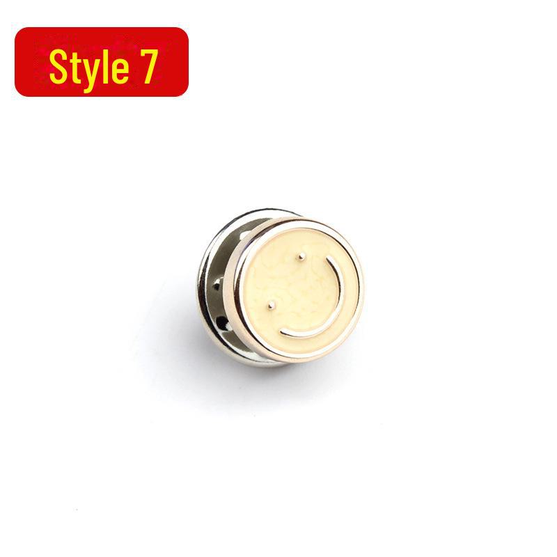 Anti-Exposure, Concealed, Removable and Sew-Free Pearl Shirt Brooch Buttons