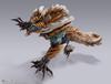 TAMASHII NATIONS MonsterArts Monster Hunter Iceborne Zinogre 285mm ABS PVC Painted Action Figure S.H. World Approx. &