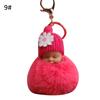 Baby Fluffy Pompom Plush Doll Hanging Pendant Key Ring Keychain