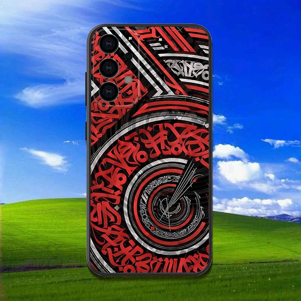 Чехол для телефона Pokras Lampas Art Graffiti для Samsung Galaxy A13, A21s, A22, A31, A32, A52, A53, A71, A80, Мягкий черный корпус