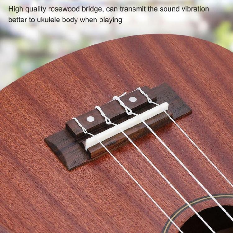 Струнодержатель для укулеле с порожками и верхним порожком из палисандра Ukele Instruments Профессиональная замена Подарок для начинающих