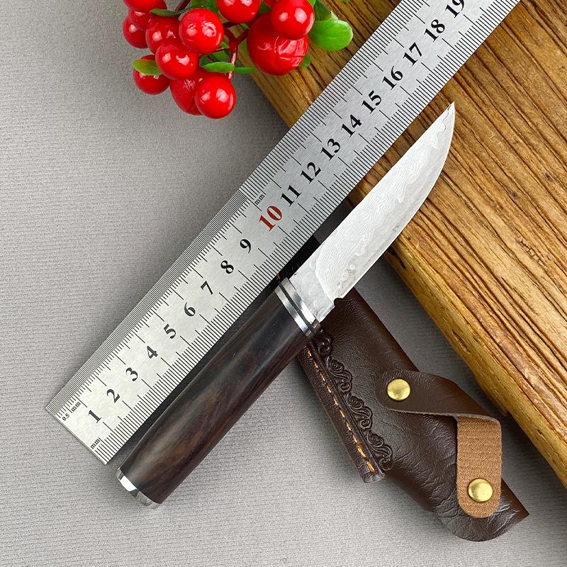 Нож для разделки мяса из дамасской нержавеющей стали, кухонный нож повара, филейный нож, мясной тесак, овощерезка