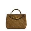 Andiamo Large Capacity Suede Hand-Woven Shoulder Tote Bag